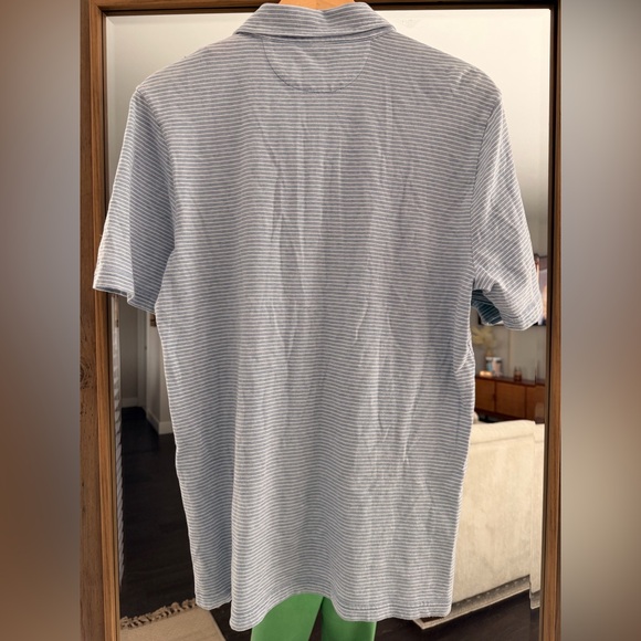 Faherty Cloud Stripe Polo Shirt - Picture 5 of 5